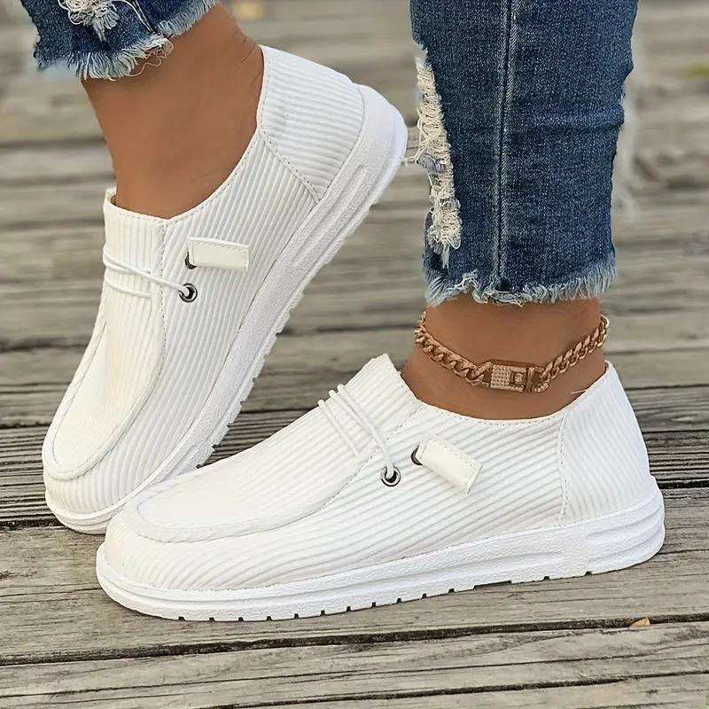 EB | Loafers, Slip On, Leicht, Damenschuhe, Segeltuchschuhe