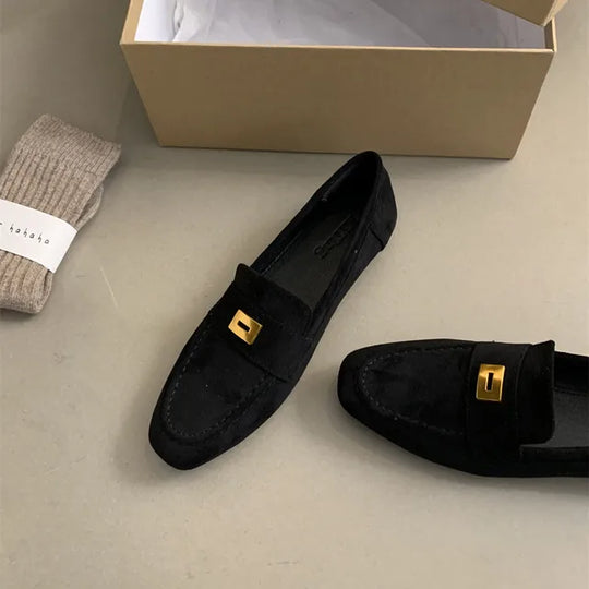 EB | Britische Schuhe Aus Leichtem Wildleder