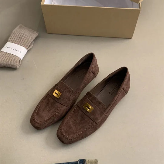 EB | Britische Schuhe Aus Leichtem Wildleder