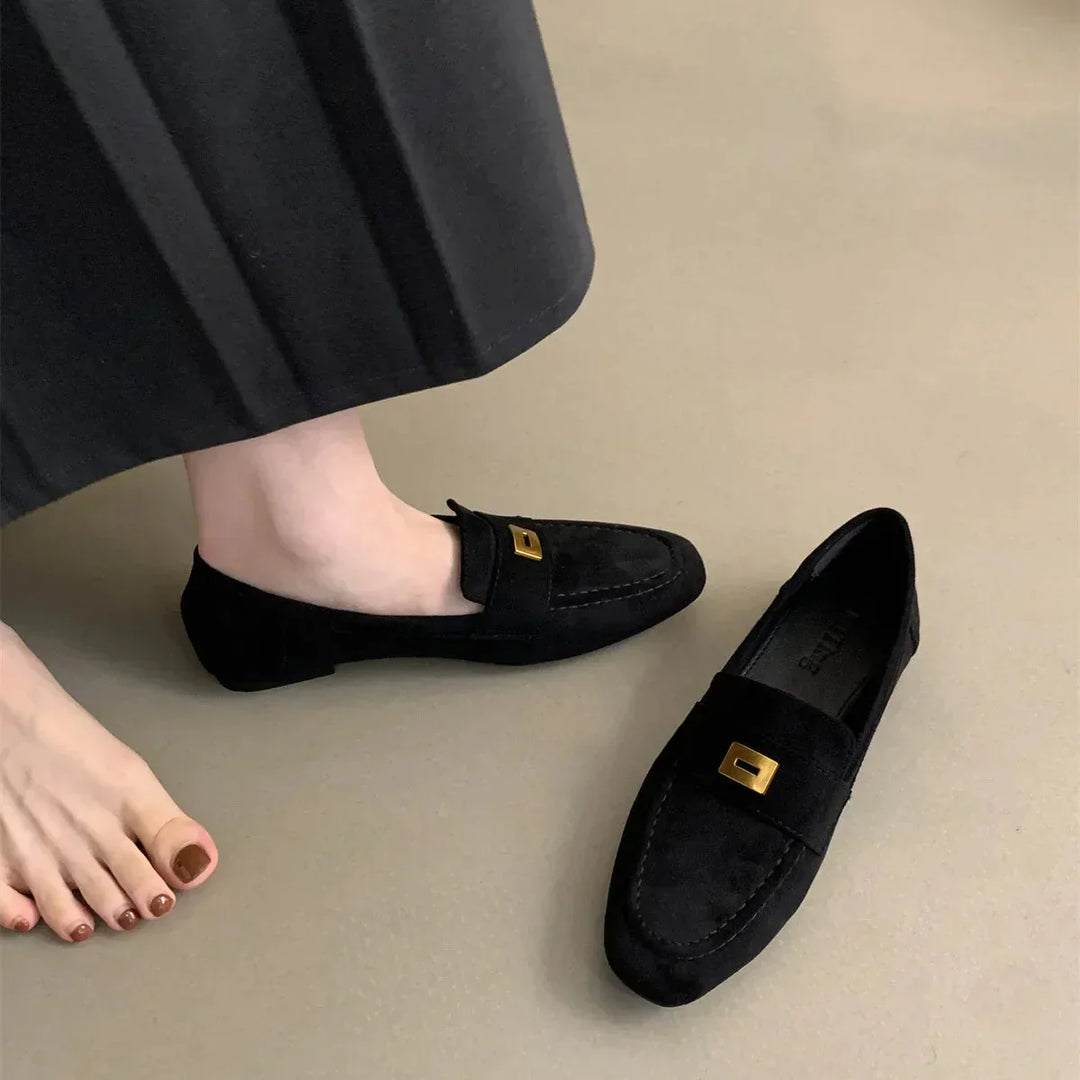 EB | Britische Schuhe Aus Leichtem Wildleder
