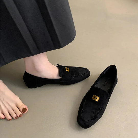EB | Britische Schuhe Aus Leichtem Wildleder