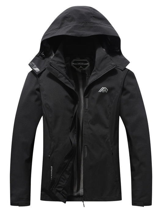 EB | Wasserdichter Windbreaker mit Kapuze - Für Frühling, Herbst & Freizeit