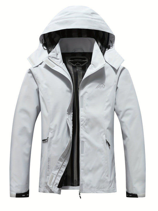 EB | Wasserdichter Windbreaker mit Kapuze - Für Frühling, Herbst & Freizeit