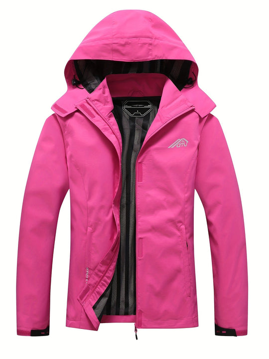EB | Wasserdichter Windbreaker mit Kapuze - Für Frühling, Herbst & Freizeit
