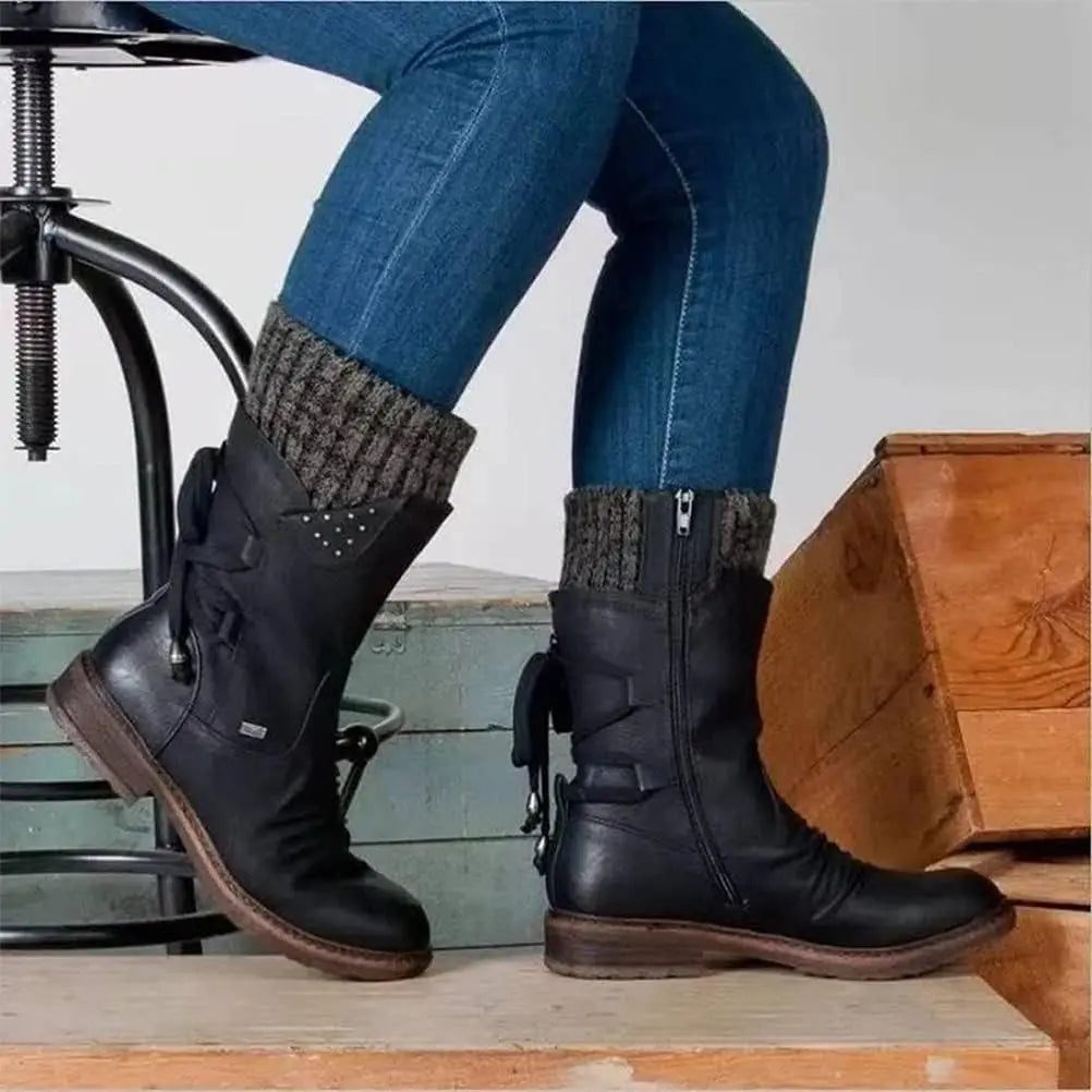 EB | Niedrigabsatz-Winterstiefel für Frauen – Bequemes & Warmes Design