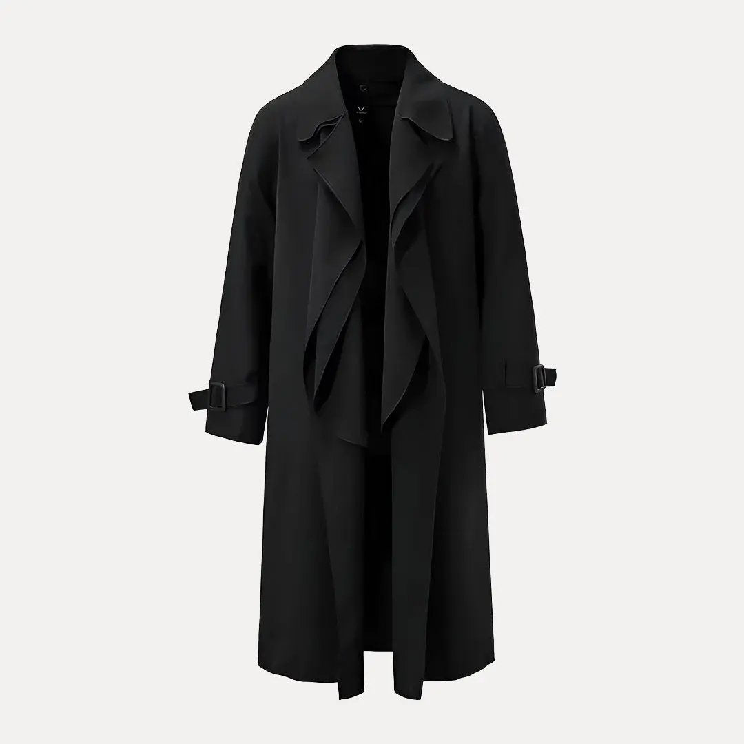 EB | Rückenband Taille Revers Trenchcoat