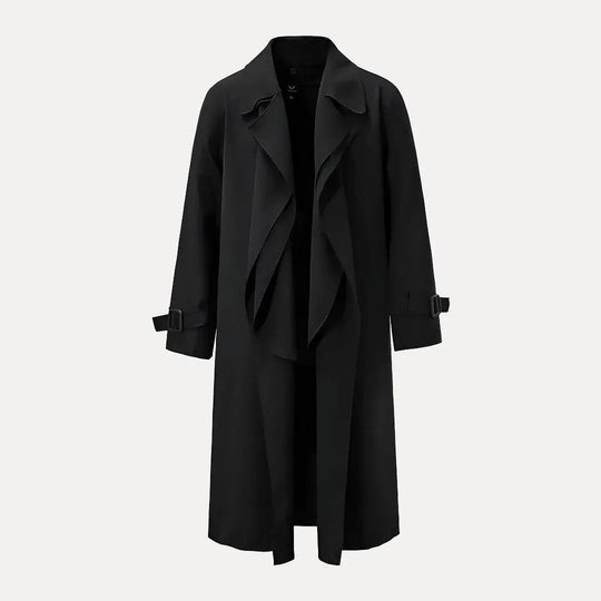EB | Rückenband Taille Revers Trenchcoat