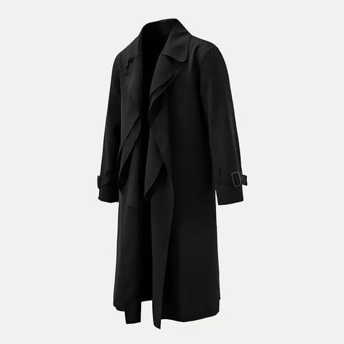EB | Rückenband Taille Revers Trenchcoat