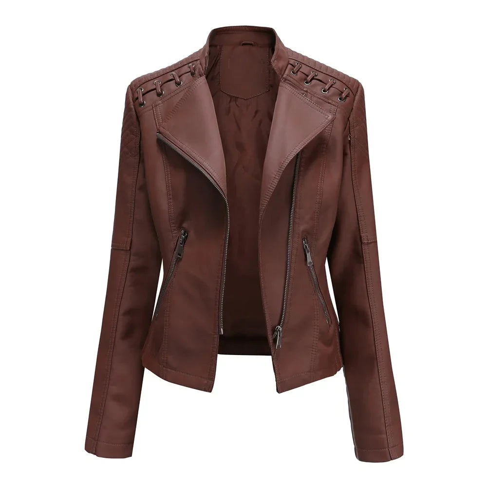 EB | Elegante Lederjacke für Frauen