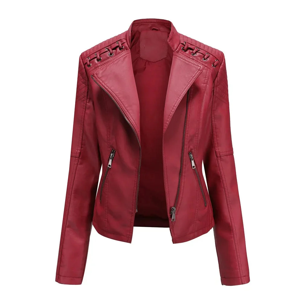 EB | Elegante Lederjacke für Frauen
