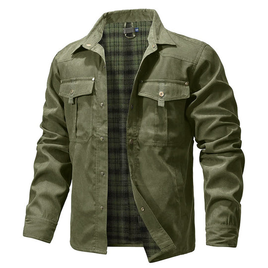 EB | Flanell Gefütterte Hemdjacke für Herren
