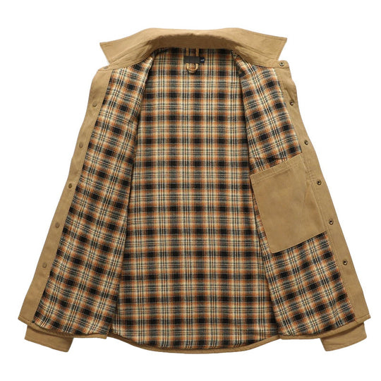 EB | Flanell Gefütterte Hemdjacke für Herren