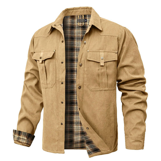 EB | Flanell Gefütterte Hemdjacke für Herren