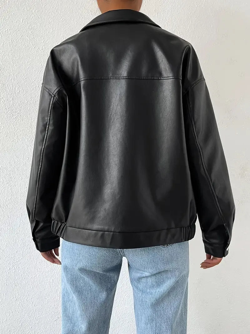 EB | Damen Oversized Zip-Up Jacke