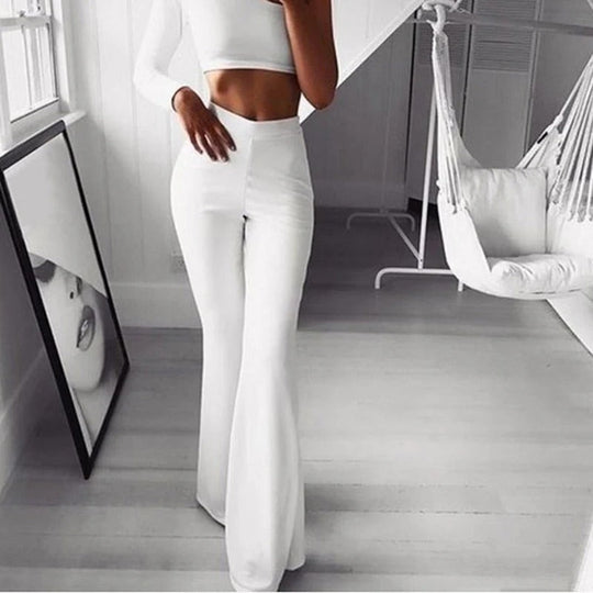 EB | Sculpting High Waisted Flared Pants Casual