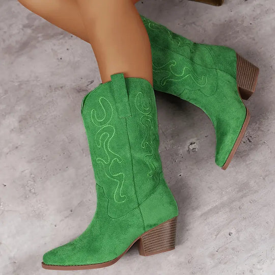 EB | Elegante Cowboy Damen Knöchelstiefel