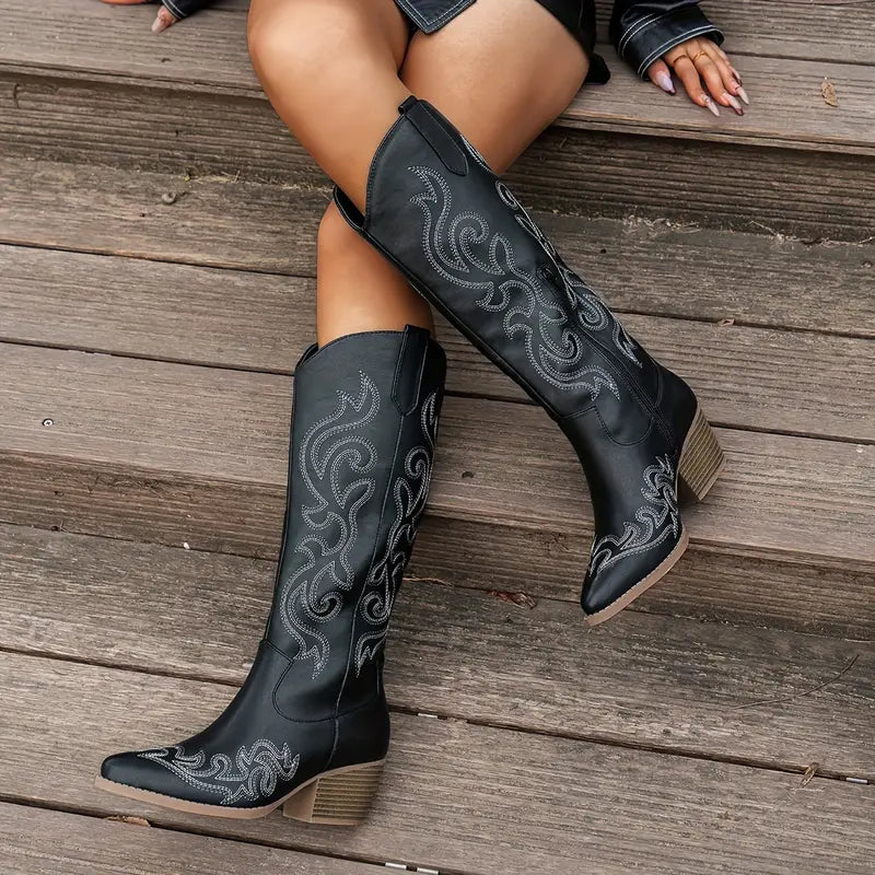 EB | Bequeme Cowboy Damen Stiefel