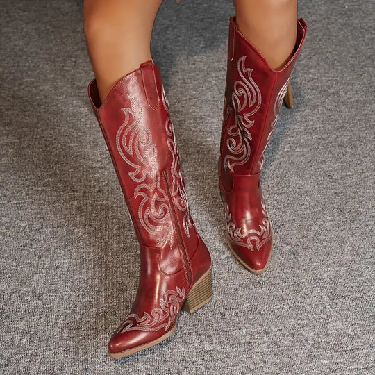 EB | Bequeme Cowboy Damen Stiefel