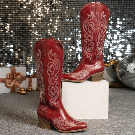 EB | Bequeme Cowboy Damen Stiefel