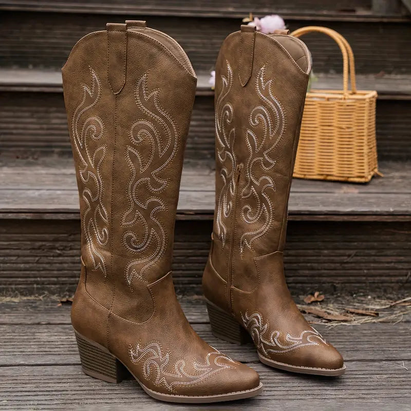 EB | Bequeme Cowboy Damen Stiefel