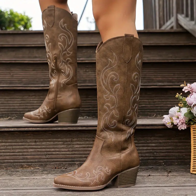 EB | Bequeme Cowboy Damen Stiefel