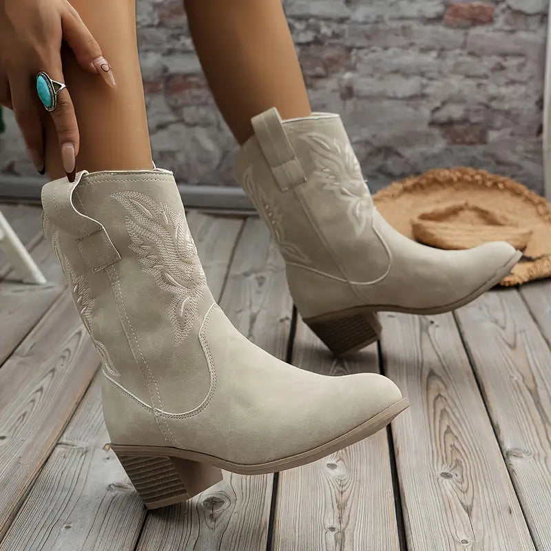 EB | Cowboy Damen Stiefeletten mit Absatz