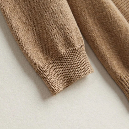 EB | Damen Strickcardigan mit offener Vorderseite und langen Ärmeln