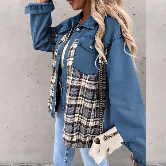 EB | Karierte Jacke für Damen
