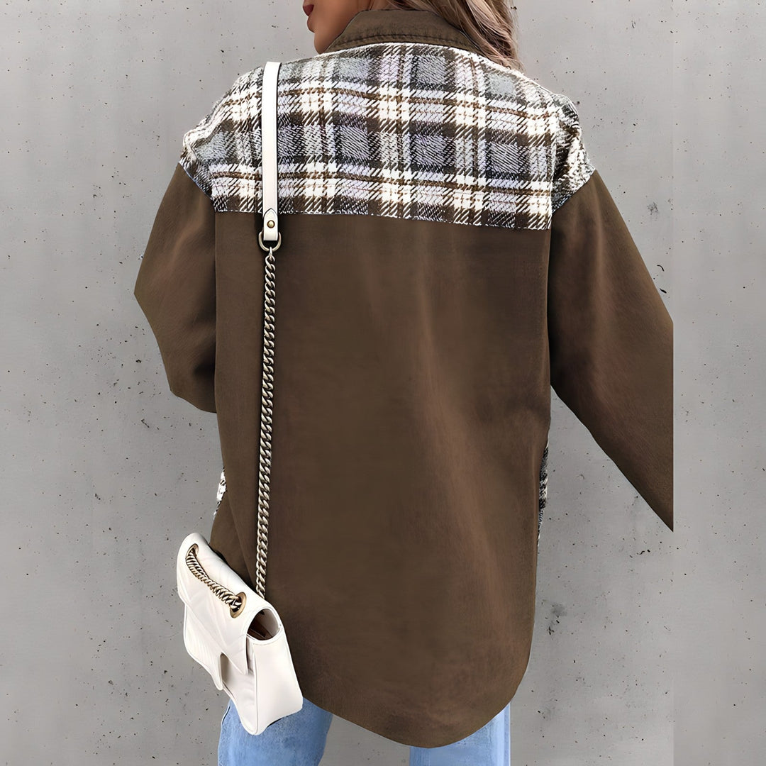 EB | Karierte Jacke für Damen