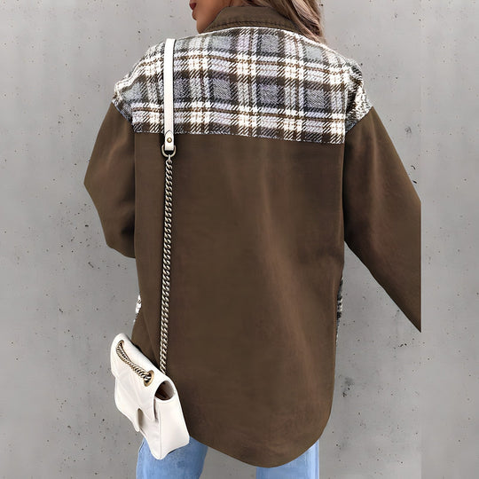 EB | Karierte Jacke für Damen