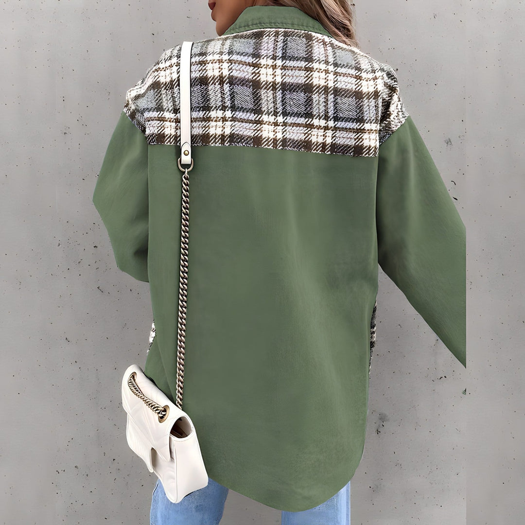 EB | Karierte Jacke für Damen