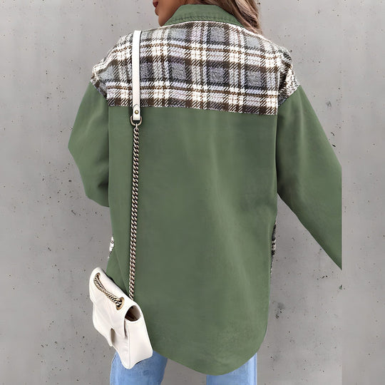 EB | Karierte Jacke für Damen