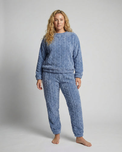Kuscheliges Damen Fleece-Pyjama-Set | EB
