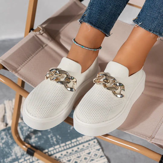 Schuhe aus Metallkette EB
