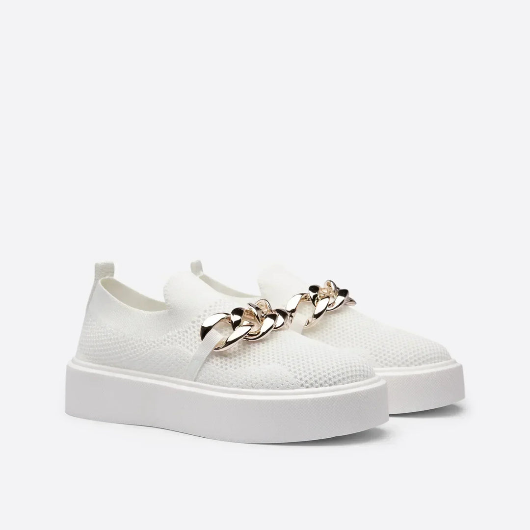 Schuhe aus Metallkette EB