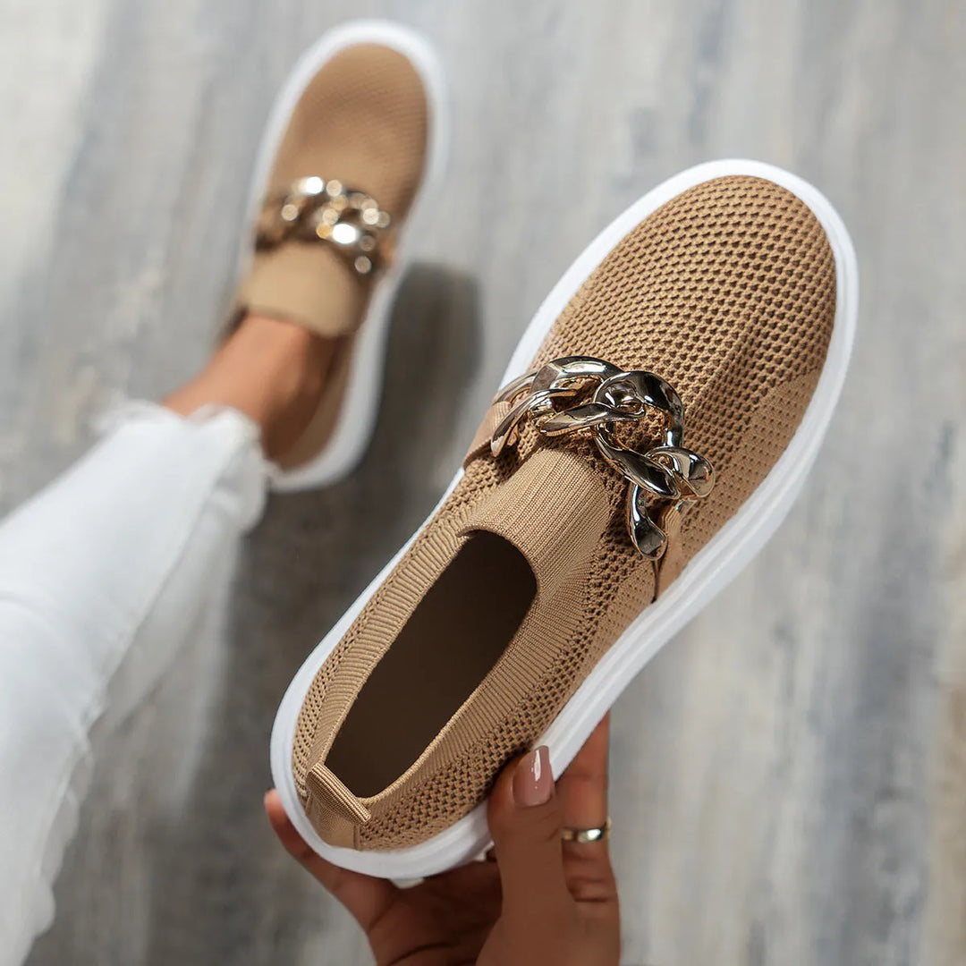 Schuhe aus Metallkette EB