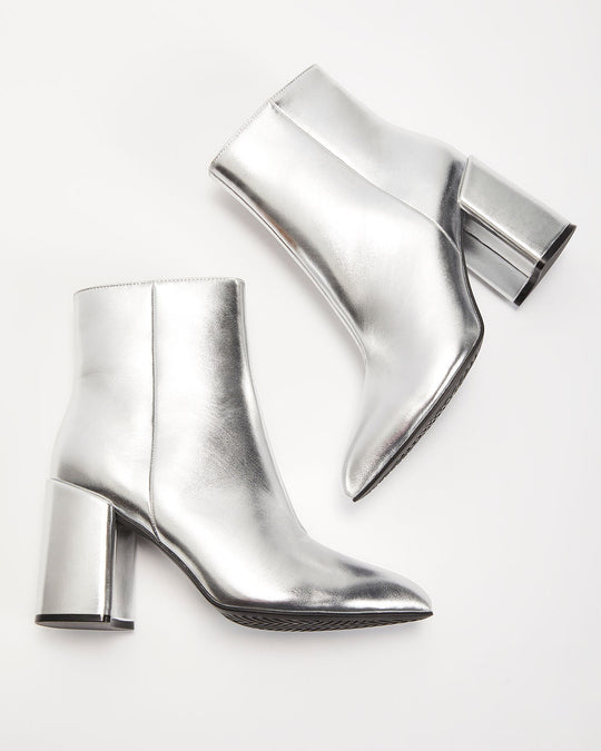 EB | Silber Blockabsatz Party Stiefel