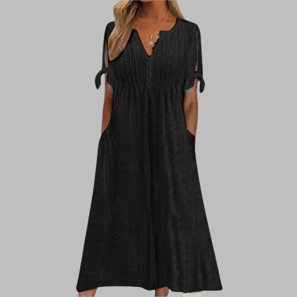 EB | Elegantes Sommer Boho Midi Kleid
