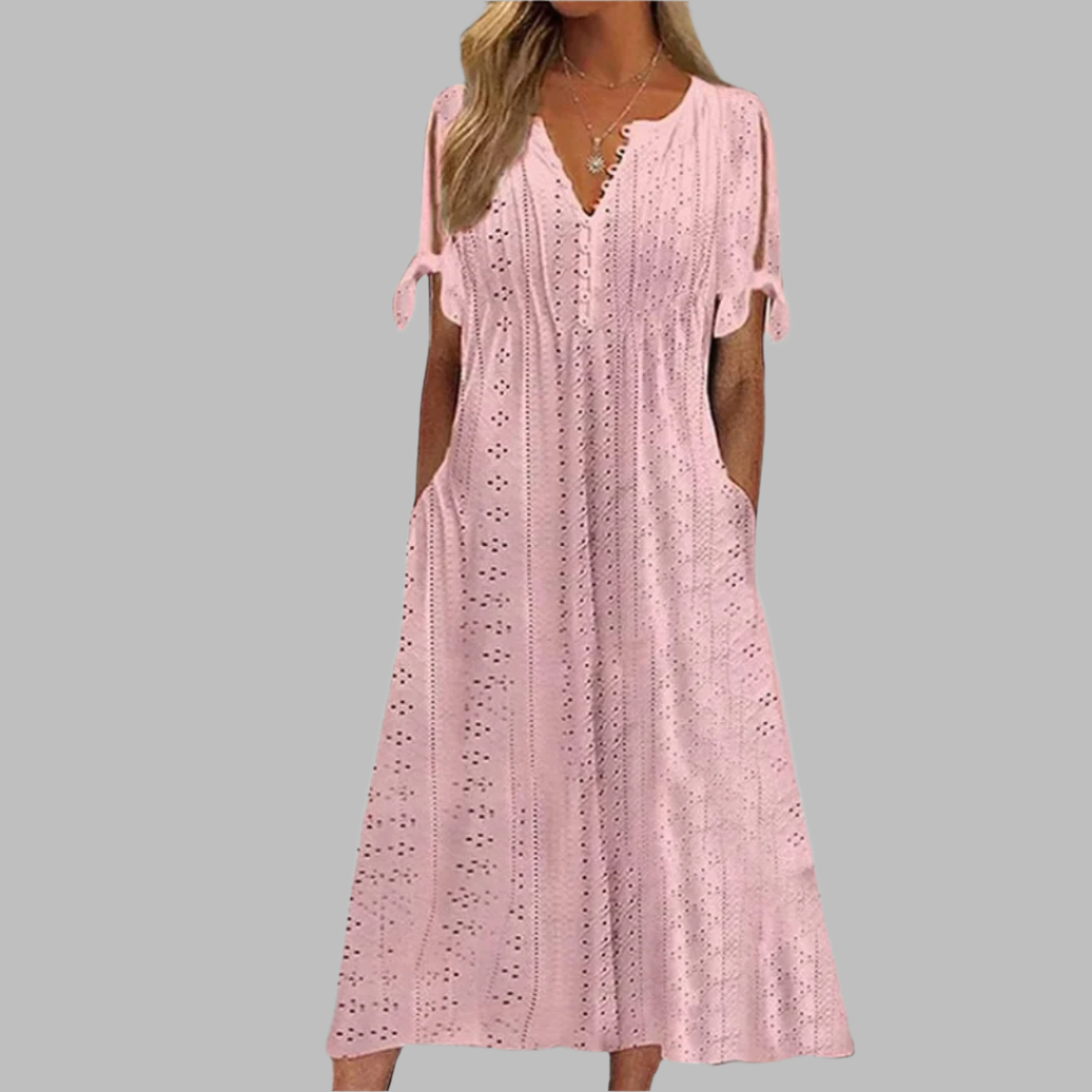 EB | Elegantes Sommer Boho Midi Kleid