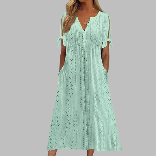 EB | Elegantes Sommer Boho Midi Kleid