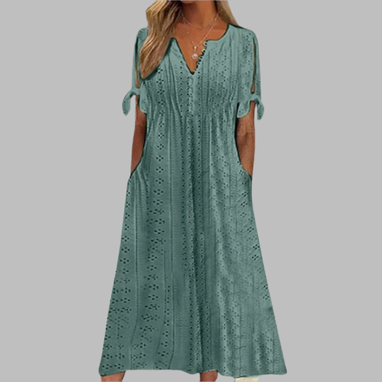 EB | Elegantes Sommer Boho Midi Kleid