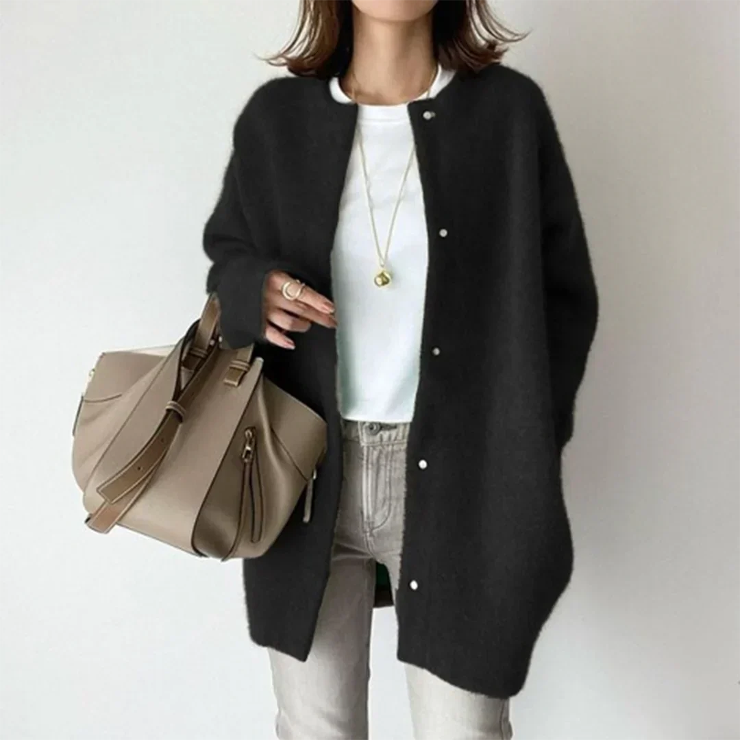 EB | Lässige Strickjacke mit Langen Ärmeln