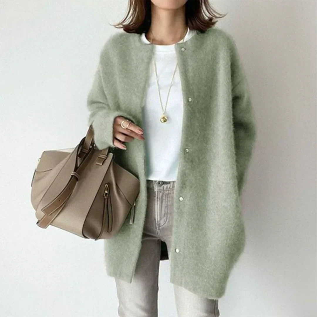EB | Lässige Strickjacke mit Langen Ärmeln