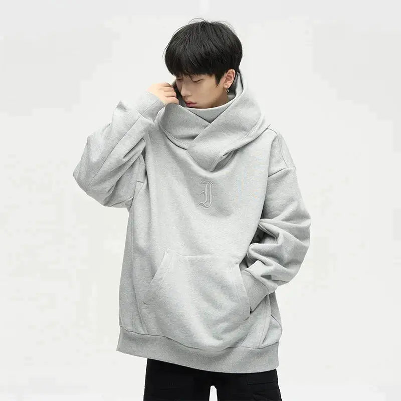 EB | Ninja-Hoodie mit Doppeltem Ausschnitt