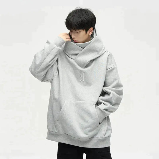 EB | Ninja-Hoodie mit Doppeltem Ausschnitt