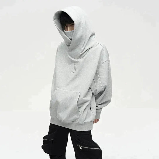 EB | Ninja-Hoodie mit Doppeltem Ausschnitt