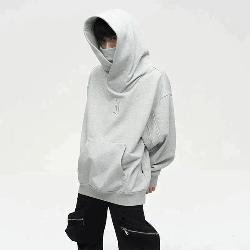 EB | Ninja-Hoodie mit Doppeltem Ausschnitt