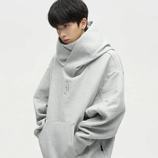 EB | Ninja-Hoodie mit Doppeltem Ausschnitt
