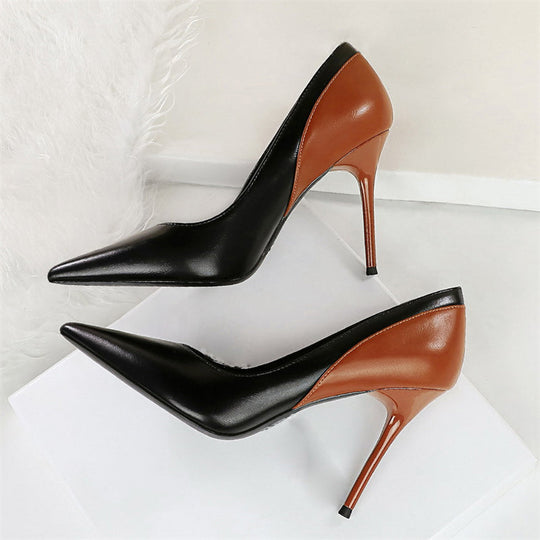 Elegante Stilettos mit Kontrastdesign EB EB