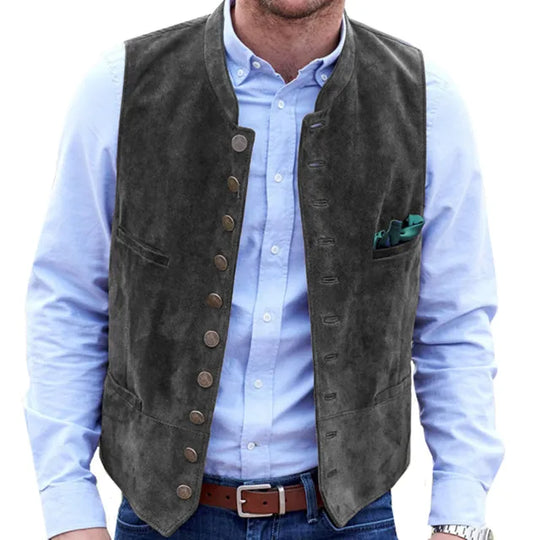 EB Frostiger Samt Steampunk-Weste